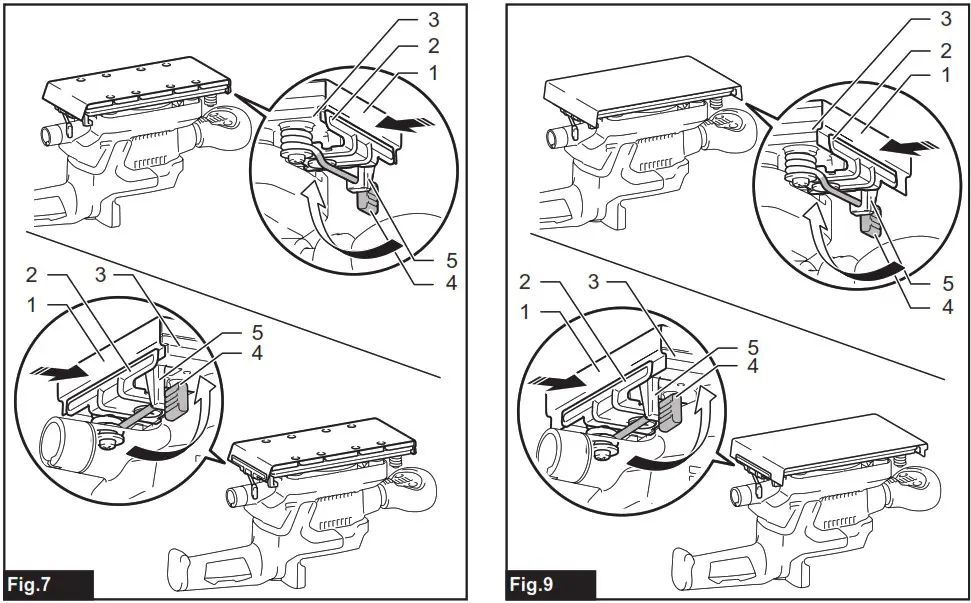 makita DBO381 Cordless Finishing Sander - overview 4