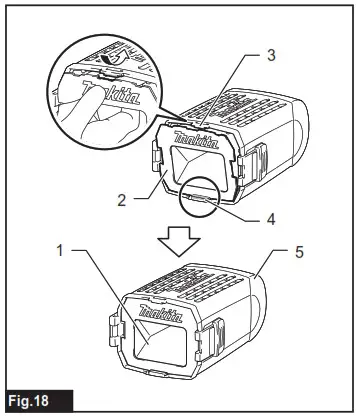 makita DBO381 Cordless Finishing Sander - overview 9