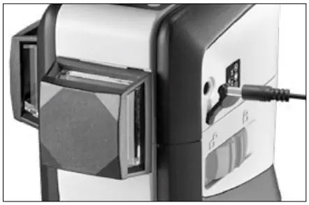 Laserliner 036 600 SuperPlane-Laser 3D Pro Line Laser Instruction Manual - Operation with power supply unit