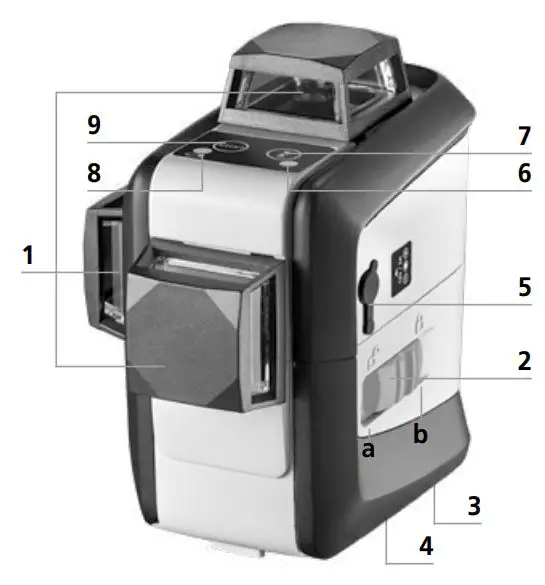 Laserliner 036 600 SuperPlane-Laser 3D Pro Line Laser Instruction Manual - Product Overview