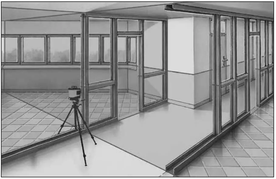 Laserliner 036 600 SuperPlane-Laser 3D Pro Line Laser Instruction Manual - Use