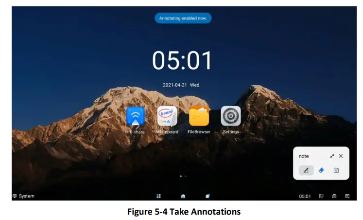 HIKVISION UD26945B Interactive Tablet fig 15