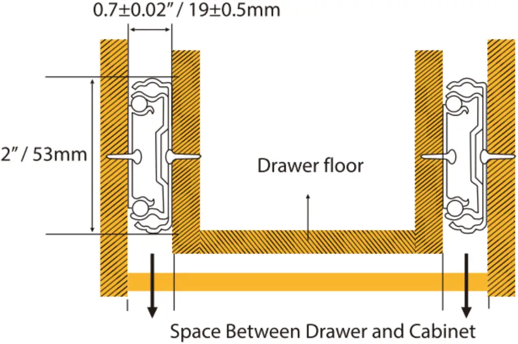 VADANIA 2053 Drawer Slides A