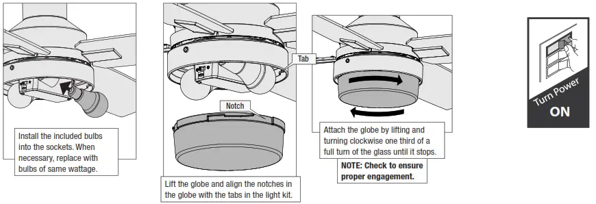hunter 51335 Bartlett with LED Light 52Fresh White - fig 16