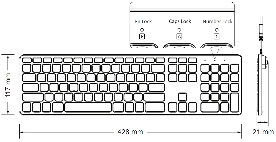 perixx-PERIBOARD-331-Wired-Full-Sized-Scissor-Switch-Backlit-Keyboard-fig-2