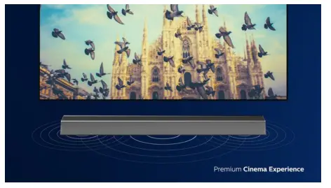 PHILIPS TAB8405 2 1 Channel Soundbar with Wireless Subwoofer - sound
