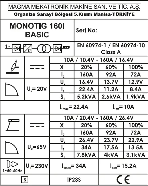 magmaweld monoTIG 160i Basic TIG Welding Inverter 02