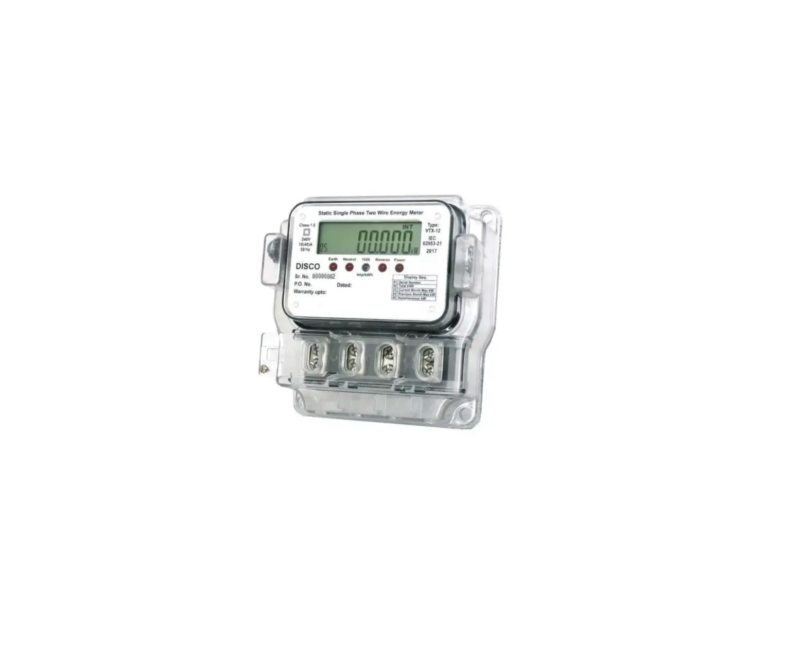 Tiko Cmm-01 Series Single Phase Energy Meter User Manual Tiko Cmm-01 Series Single Phase Energy Meter User Manual