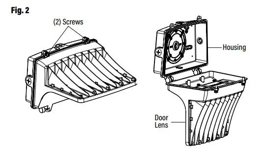 Superior Life PQL 83910 LED Spec Select Stealth Full Cutoff Wall Pack - fig 2