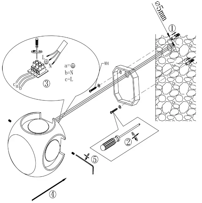 Paul Neuhaus 9485 21 Carlo LED Outdoor Wall Lamp - overview