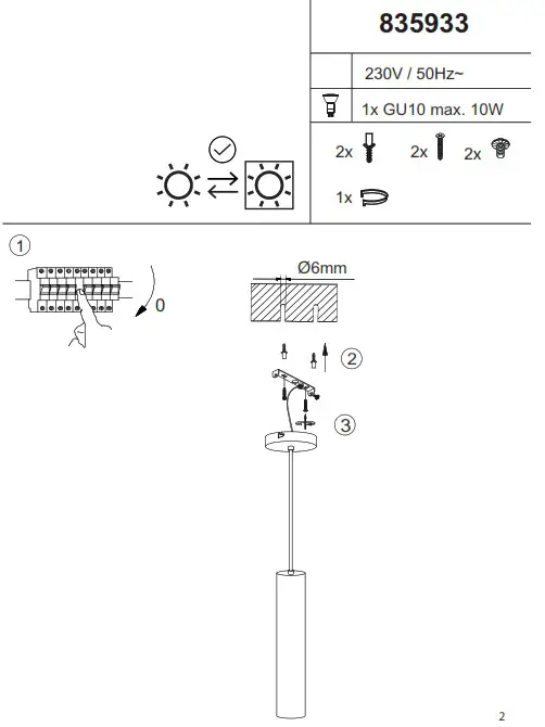 Paul Neuhaus 2201 22 ETON Pendant Light - overview