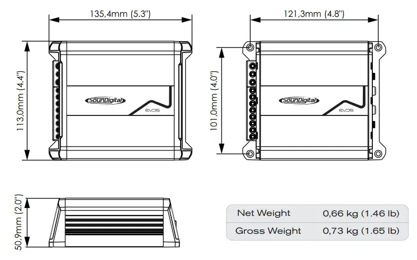 SounDigital 600.4 EVO5 Compact Modern Amplifier - Figure 14