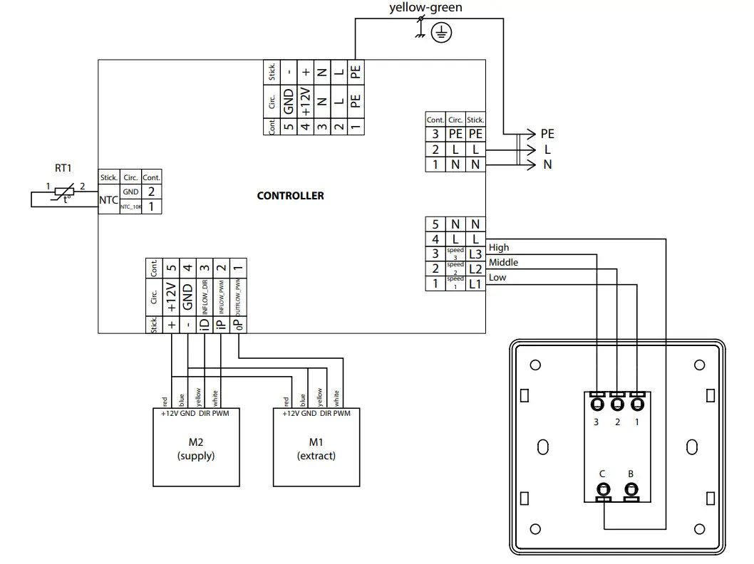 VENTS V73EN Micra 60 Single Room Heat Recovery Air Handling Unit - Figure 14
