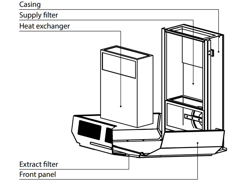 VENTS V73EN Micra 60 Single Room Heat Recovery Air Handling Unit - Figure 18