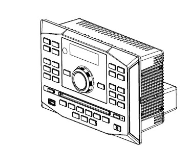 JENSEN JWM62A mobile audio system 1