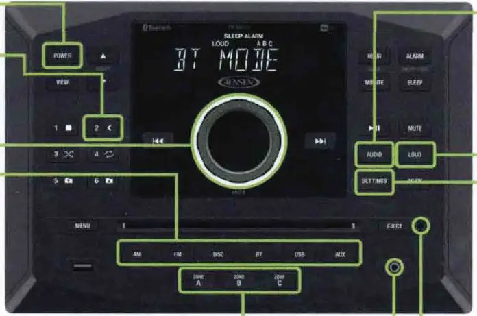JENSEN JWM62A mobile audio system 31