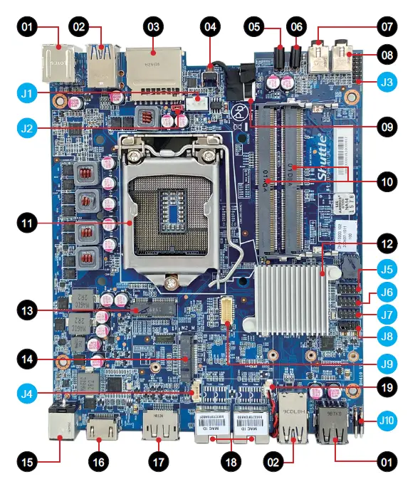 Shuttle DH410 Robust 1.3-litre Slim PC fig 16
