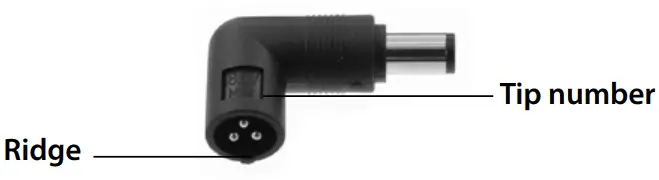 forza FNA 790 90W Universal Power Adapter with USB Charging Ports - Tip number