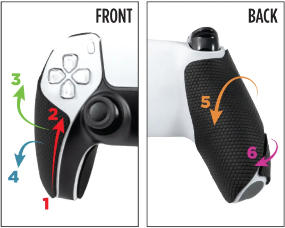 KONTROLFREEK 307293 Performance Controller Grips for PlayStation 5 - FRONT
