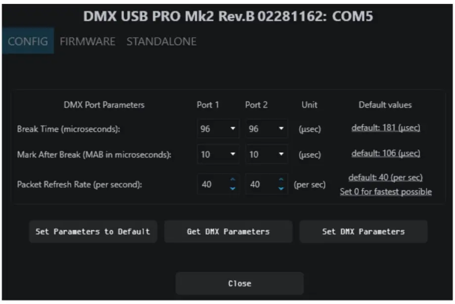 ENTTEC DMX USB Pro MK2 Industry Standard of DMX Interfaces fig 10
