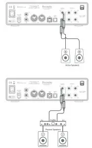 Connecting Scarlett 18i8 to loudspeakers