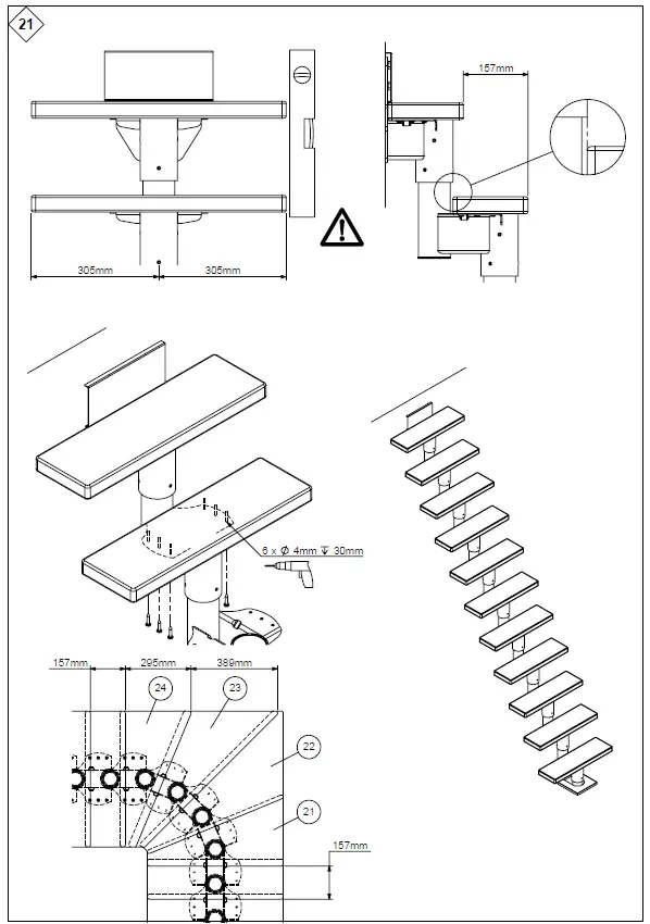 DOLLE 100099931a Dublin Modular Staircase-19