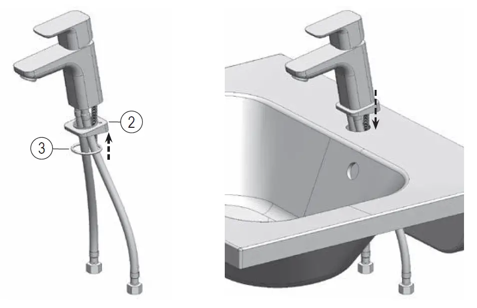 RAVAK-10-Free-TD-F-011-20-Single-Lever-Basin-Mixer-FIG-4