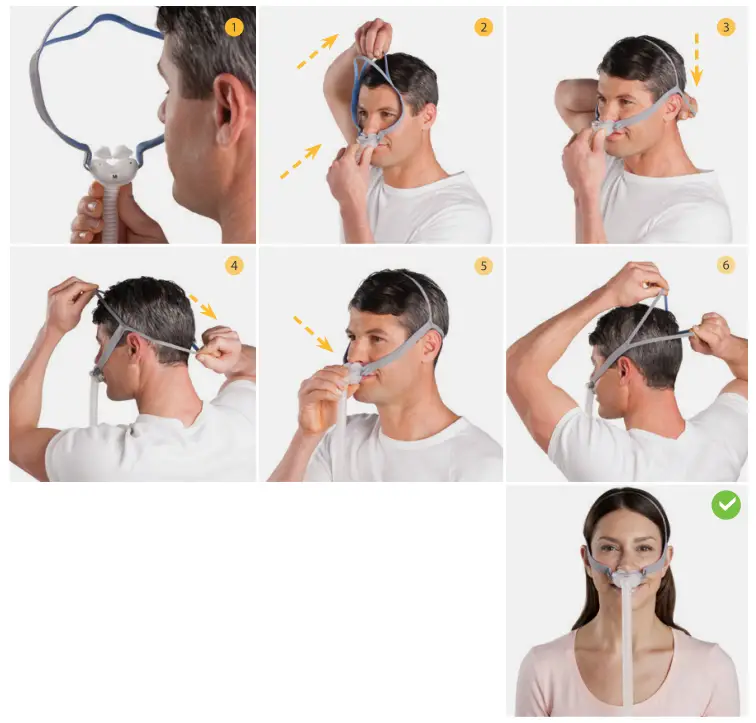 APRIA SLP-4379 Philips Respironics Dream Station 2 - Nasal Pillow Mask