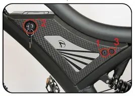 AOSTIRMOTOR S18 Electric Bicycle - Battery Installation & Maintenance 4