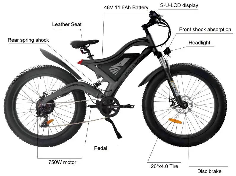 AOSTIRMOTOR S18 Electric Bicycle - Overview