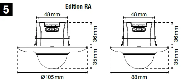 Niko-PM25458-Motion-detector-Swiss-Garde-360-DALI-Presence-Master-A-Comfort-AP-24m-FIG-5