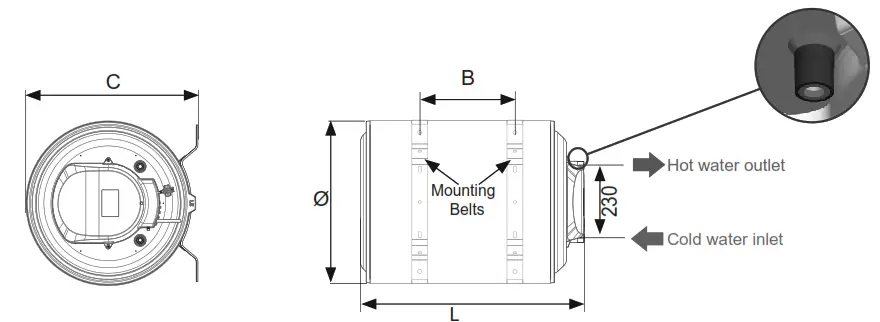 Atlantic CHAUFFEO Electric Water Heater- fig5