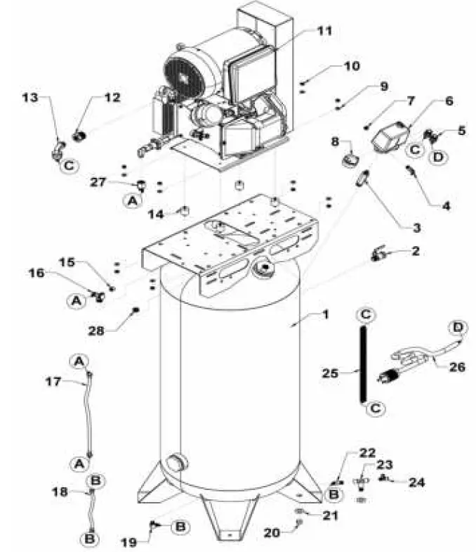 CALIFORNIA AIR TOOLS 60050SCR Ultra Quiet and Oil Free Air Compressor 10