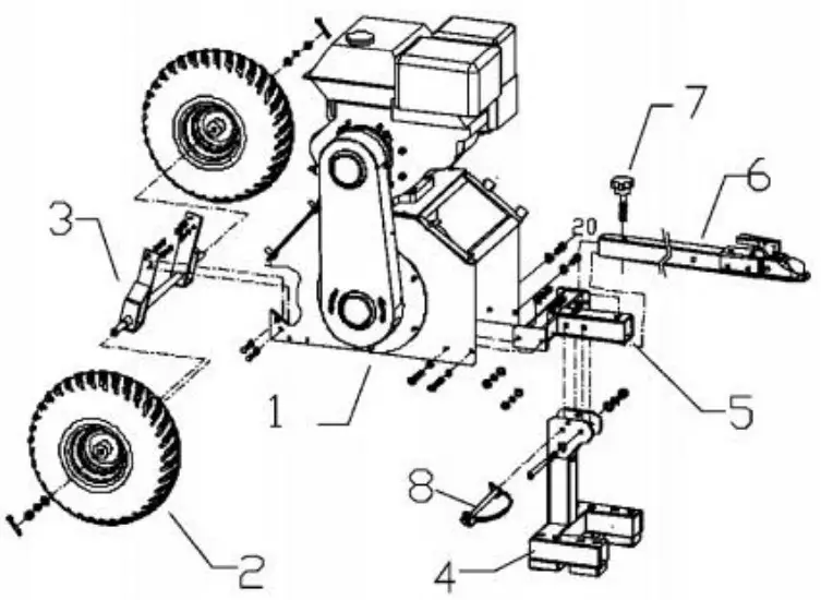 POWER KING PK0915, PK0903 Chipper Shredder - Assembly