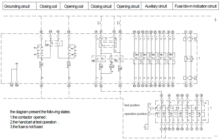 Electrical schematic diagram