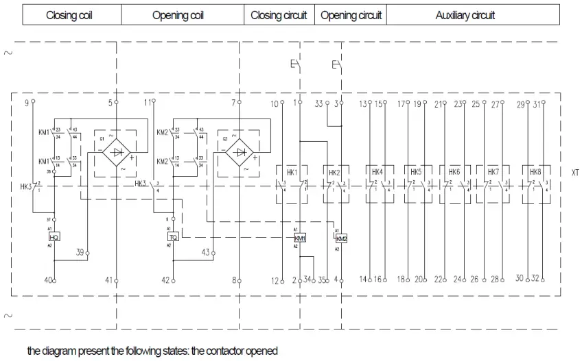 Electrical schematic diagram