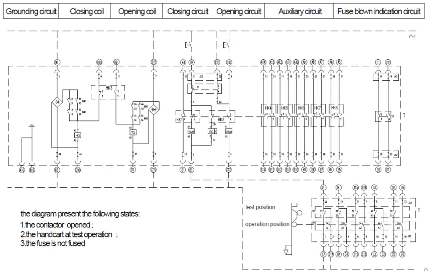 Electrical schematic diagram