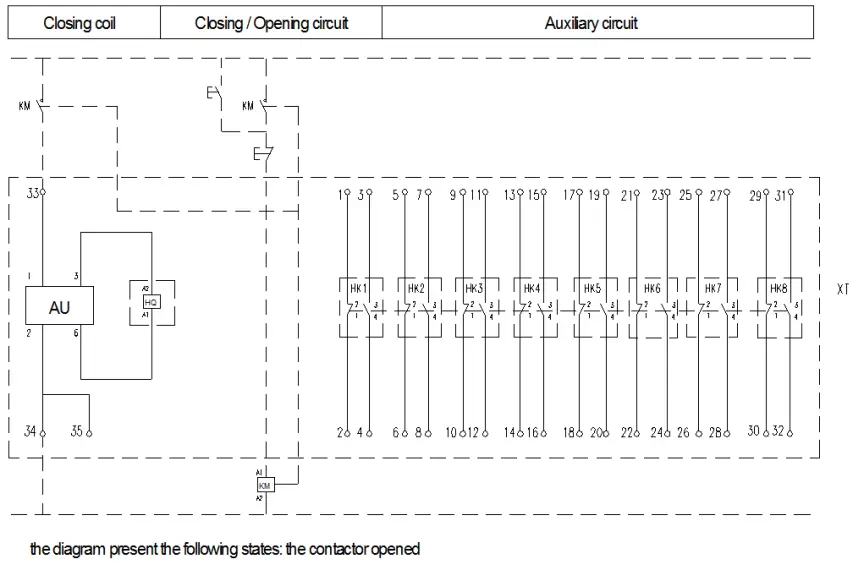 Electrical schematic diagram