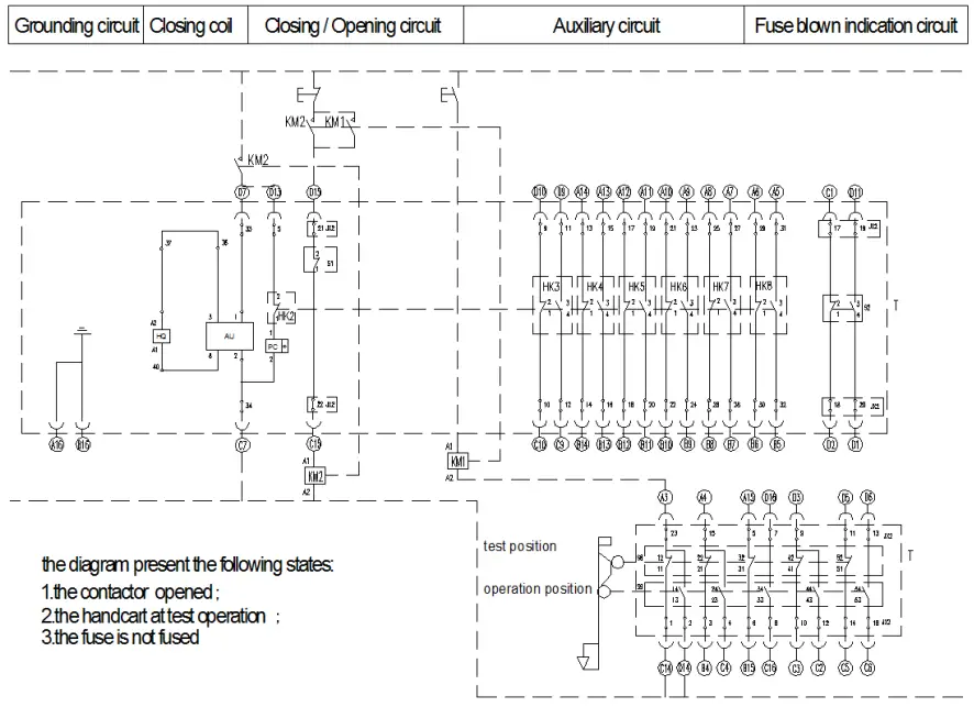 Electrical schematic diagram