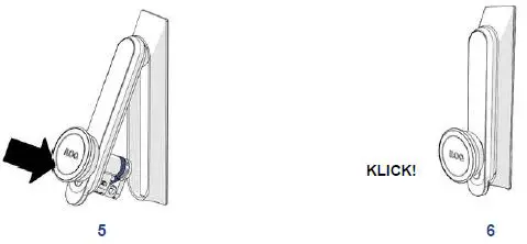 iLOQ D50S.531.SB Europrofile Half Cylinder For Swing Handle-2