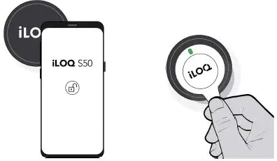 iLOQ D50S.531.SB Europrofile Half Cylinder For Swing Handle-4