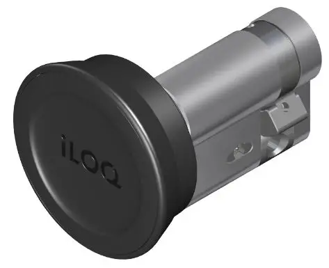 iLOQ D50S.531.SB Europrofile Half Cylinder For Swing Handle