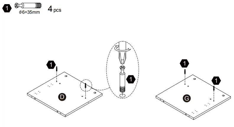 teamson home VNF00103 Versanora TV Stand with 2 Drawer 3 Open Shelves and 2 Door-fig11