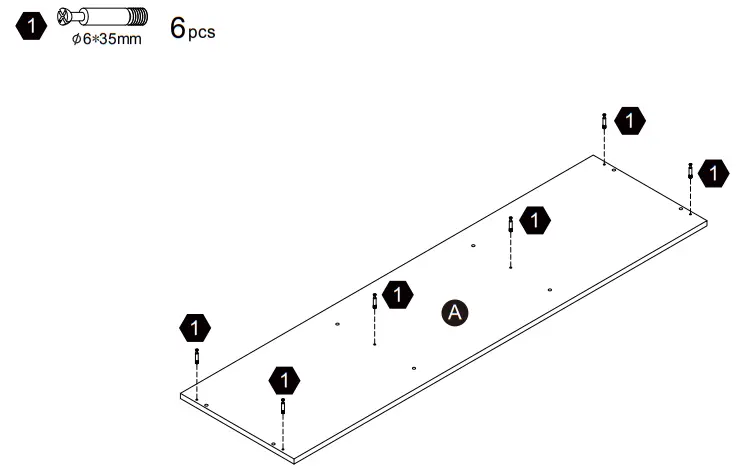 teamson home VNF00103 Versanora TV Stand with 2 Drawer 3 Open Shelves and 2 Door-fig15