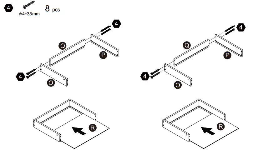 teamson home VNF00103 Versanora TV Stand with 2 Drawer 3 Open Shelves and 2 Door-fig22