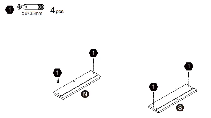 teamson home VNF00103 Versanora TV Stand with 2 Drawer 3 Open Shelves and 2 Door-fig23