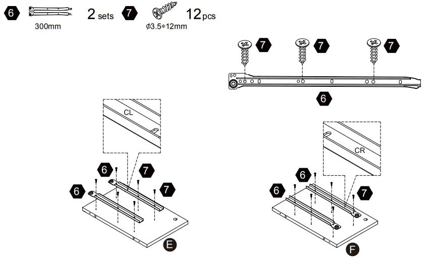teamson home VNF00103 Versanora TV Stand with 2 Drawer 3 Open Shelves and 2 Door-fig8