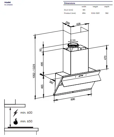 Dimension-ECS9610K-Extractor-Hood-01