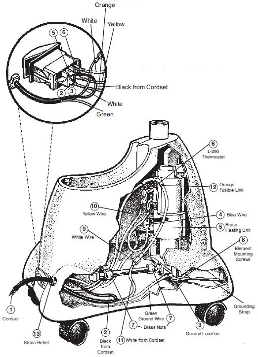 Jiffy Steamer J-2000 Garment with Plastic Steam - 11