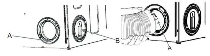 kogan KAGVNTDRY7A 7KG Vented Dryer - Installing the vent hose